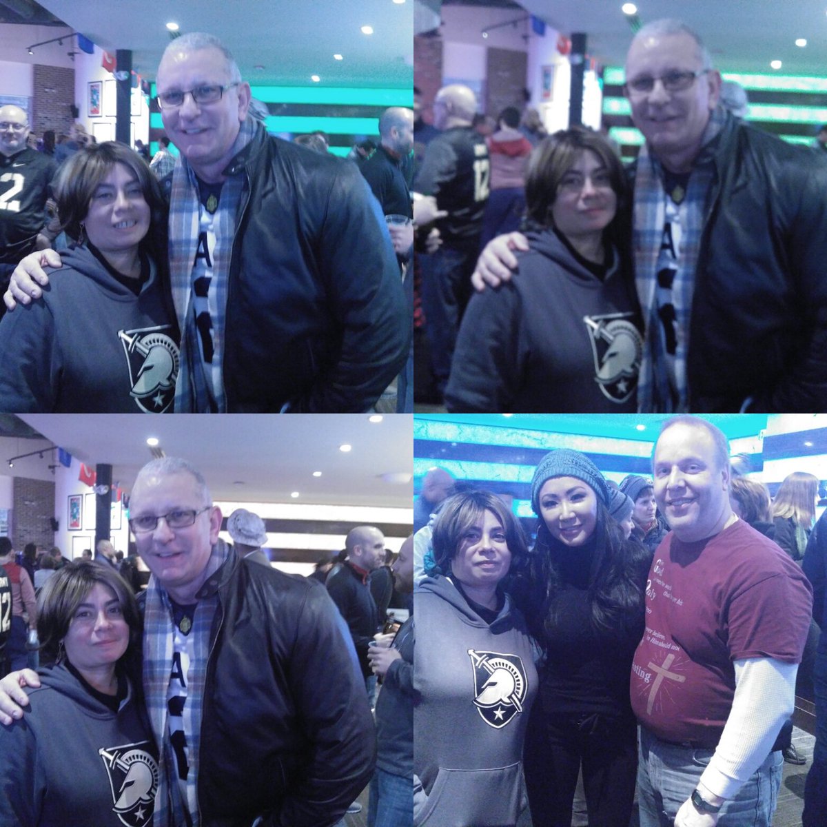 Army Navy game tailgate was able to do a selfie with <a href="/RobertIrvine/">Robert Irvine</a> and <a href="/gailkimITSME/">Gail Kim-Irvine</a>