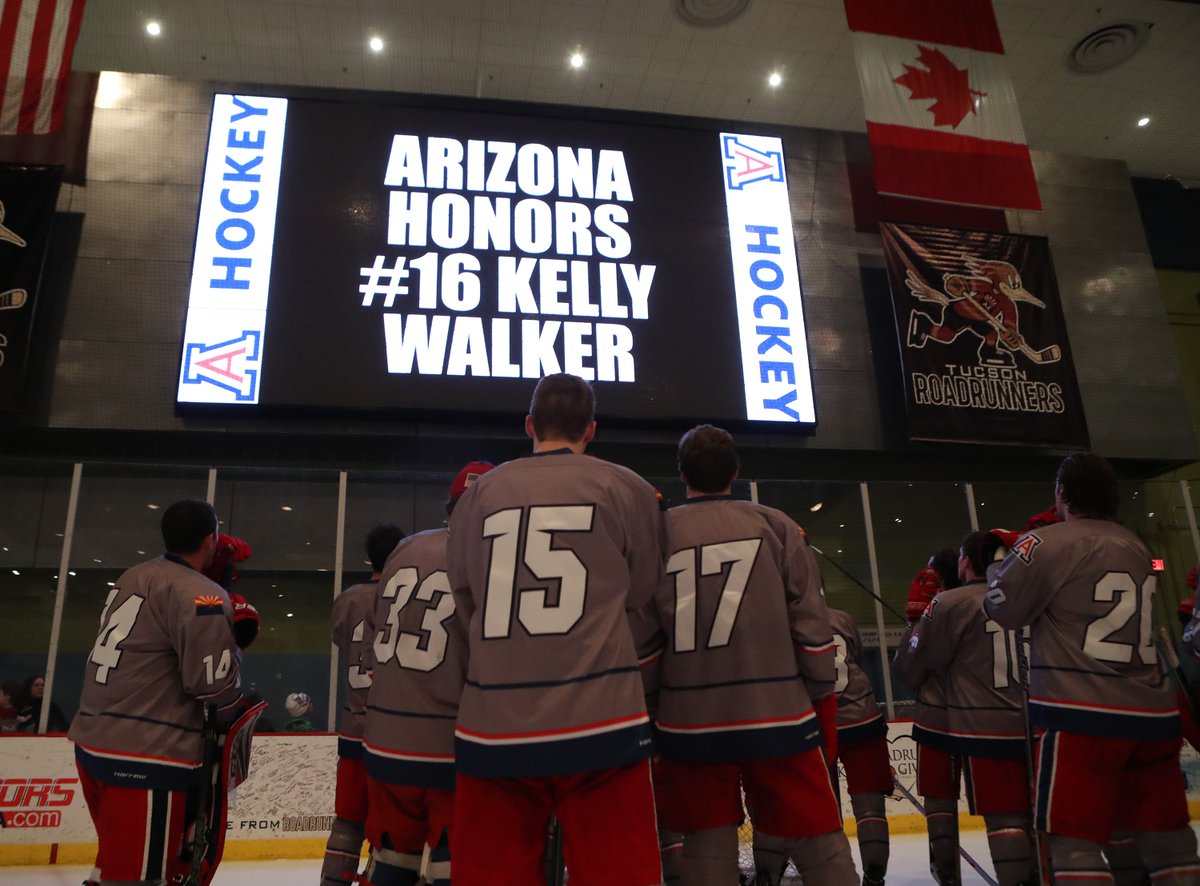 UAWildcatHockey's tweet photo. One week ago today – a night that will go down in UA Hockey history #BearDownRiseUp https://t.co/ufyM2hpcUS