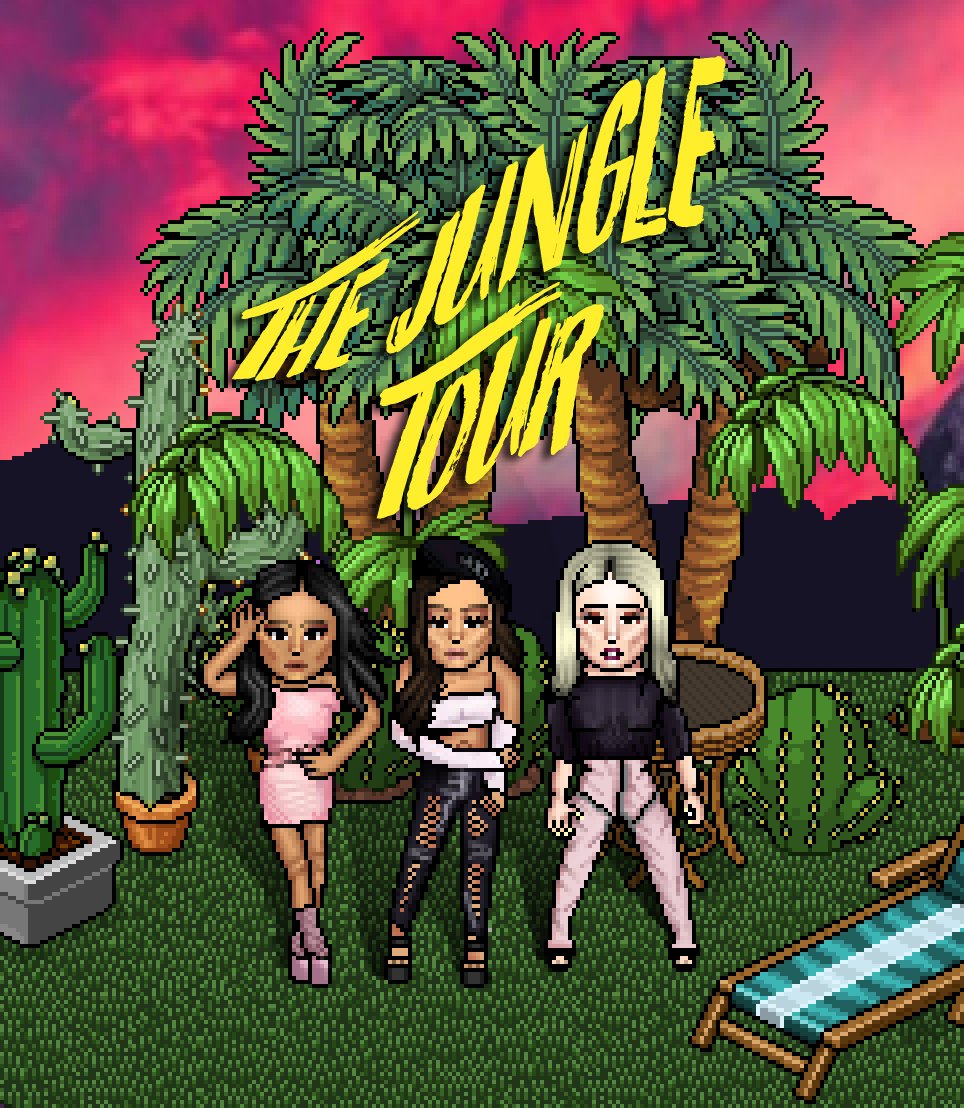We're ecstatic to announce that we'll be going on a world tour very soon!!
The tour is called “The Jungle Tour” and will promote our latest album 
“The Jungle”, as well as our past hits. Tickets will go on sale in due course. 
We hope to see lots of you there! - KJS 💚🌴