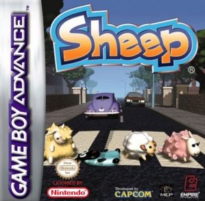 ReportHillZone's tweet image. #ARGC 12/26... Sheep (2002) Gameboy Advance... Original ! But these sheep are stubborn like hell ! be prepared for sheep crushed by stones or eaten by ... dinosaurs !