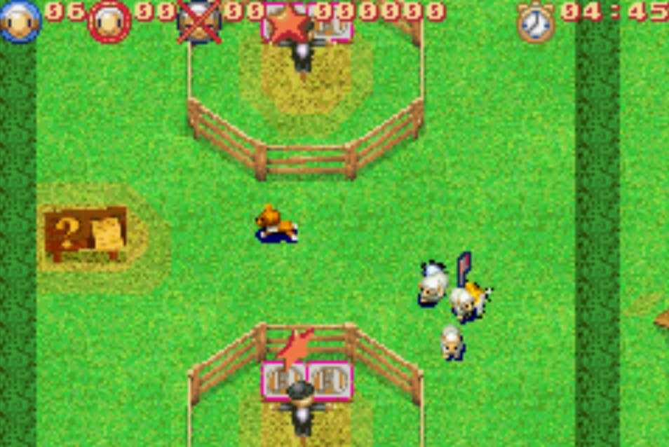ReportHillZone's tweet image. #ARGC 12/26... Sheep (2002) Gameboy Advance... Original ! But these sheep are stubborn like hell ! be prepared for sheep crushed by stones or eaten by ... dinosaurs !