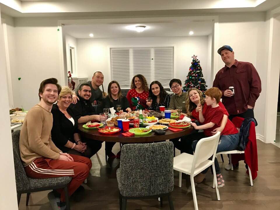 10th line and Blackburn Christmas party!  #bestteam #famjamdinner <a href="/NatalieDagenais/">Natalie Dagenais</a> @thatsyoungsoo