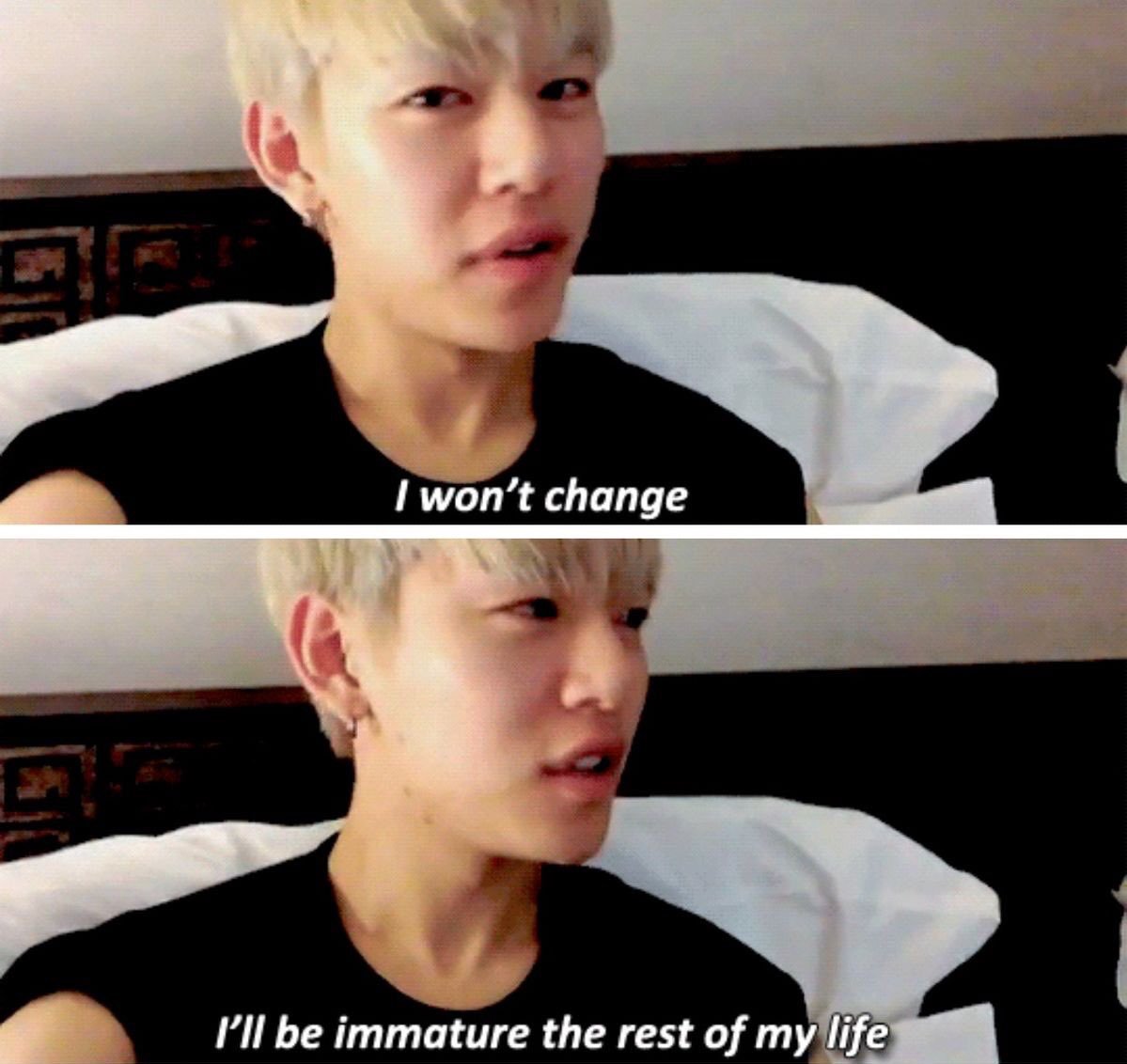 dhdoingthings's tweet image. Daehyun telling things that we already knew