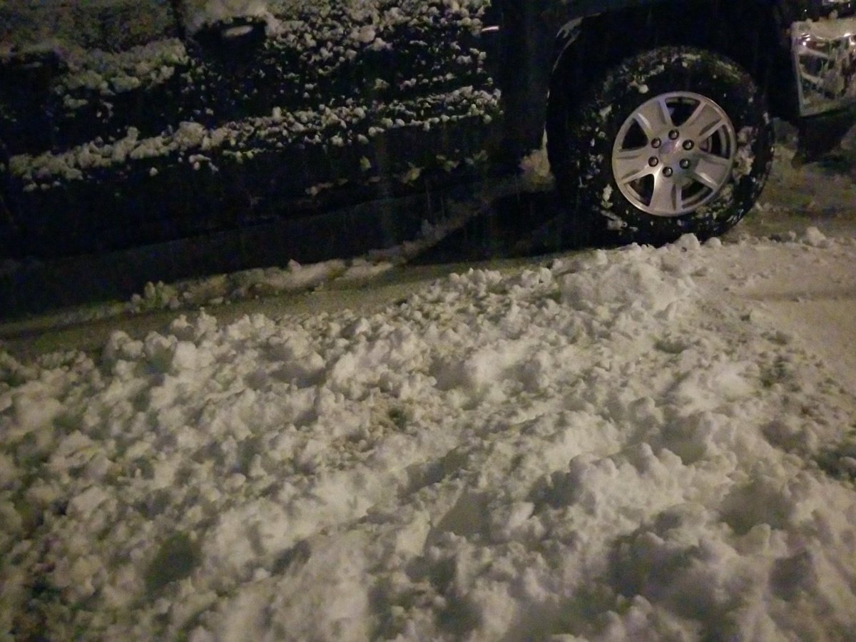 ChelmsfordSci's tweet photo. @emc2teacher &amp; CHS AP Physics 1 students--what happens when FgX overcomes mu static?  Answer?  You slide down your driveway!  #physics #gravitywinsagain https://t.co/1QTBK5JUtJ