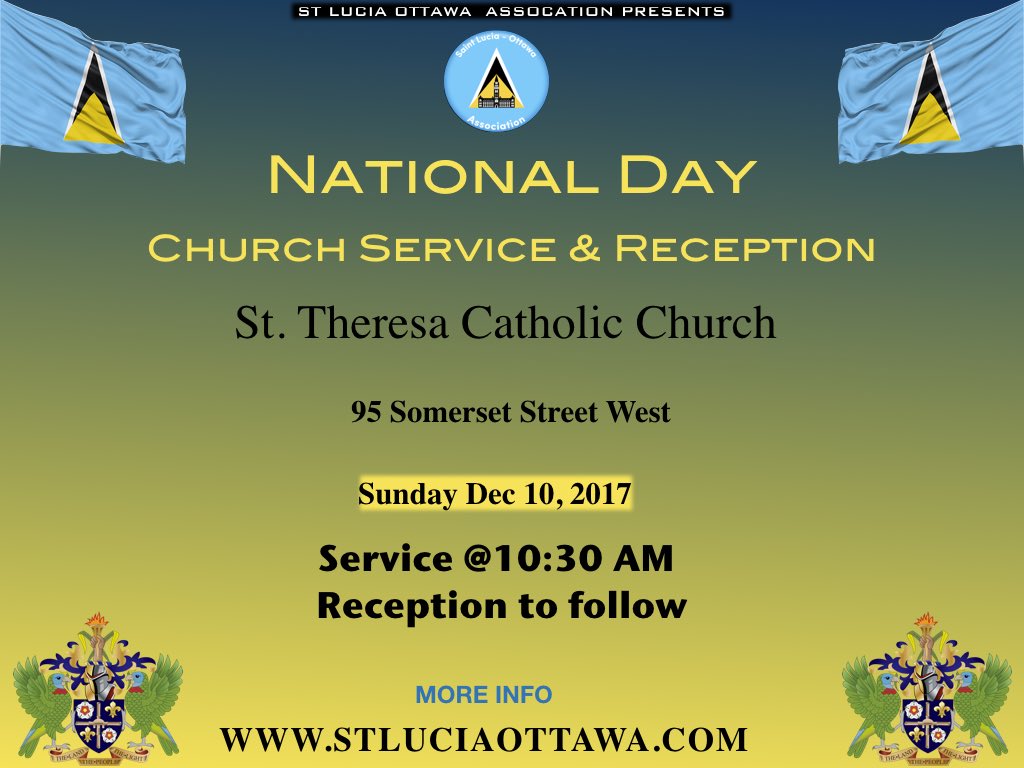 Start the holiday season with the SLOA Executive team. National Day Church Service &amp; Reception Dec 10 @ 10:30. St. Theresa Catholic Church