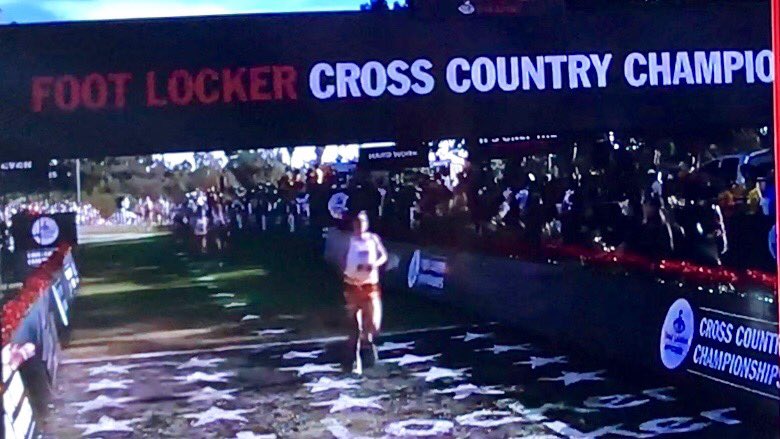 KnoxCatholic's tweet photo. Jake Renfree is an All American finishing 5th at Foot Locker Cross Country National’s today. Way to go, Jake! https://t.co/t8WFLyGTeP
