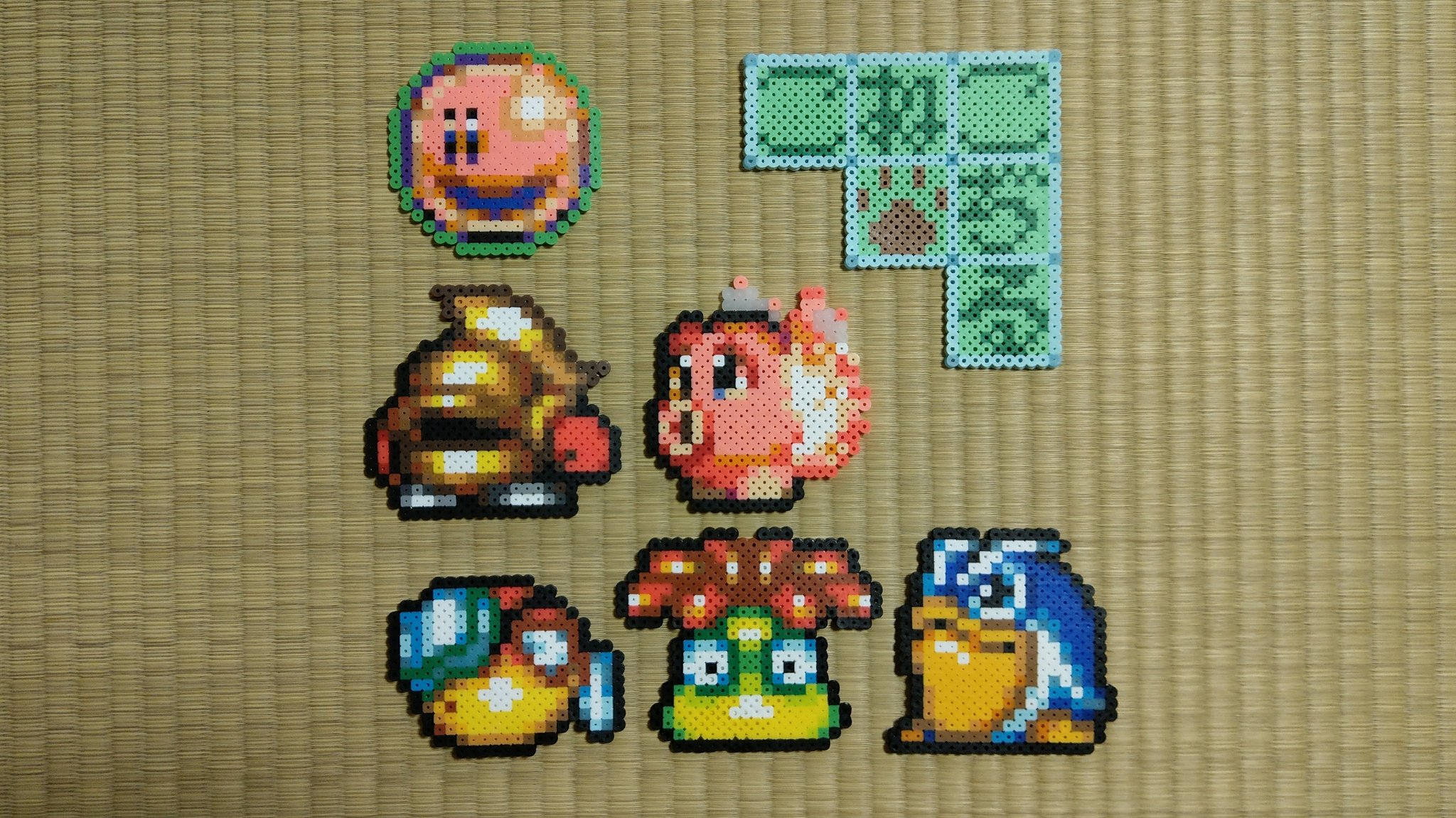 Twitter 上的 こねこぢる アイロンビーズ またまた星のカービィより 敵キャラ色々作りました 部屋がにぎやかになって来ましたよ 星のカービィ アイロンビーズ パーラービーズ T Co Ec7x2yn7t3 Twitter