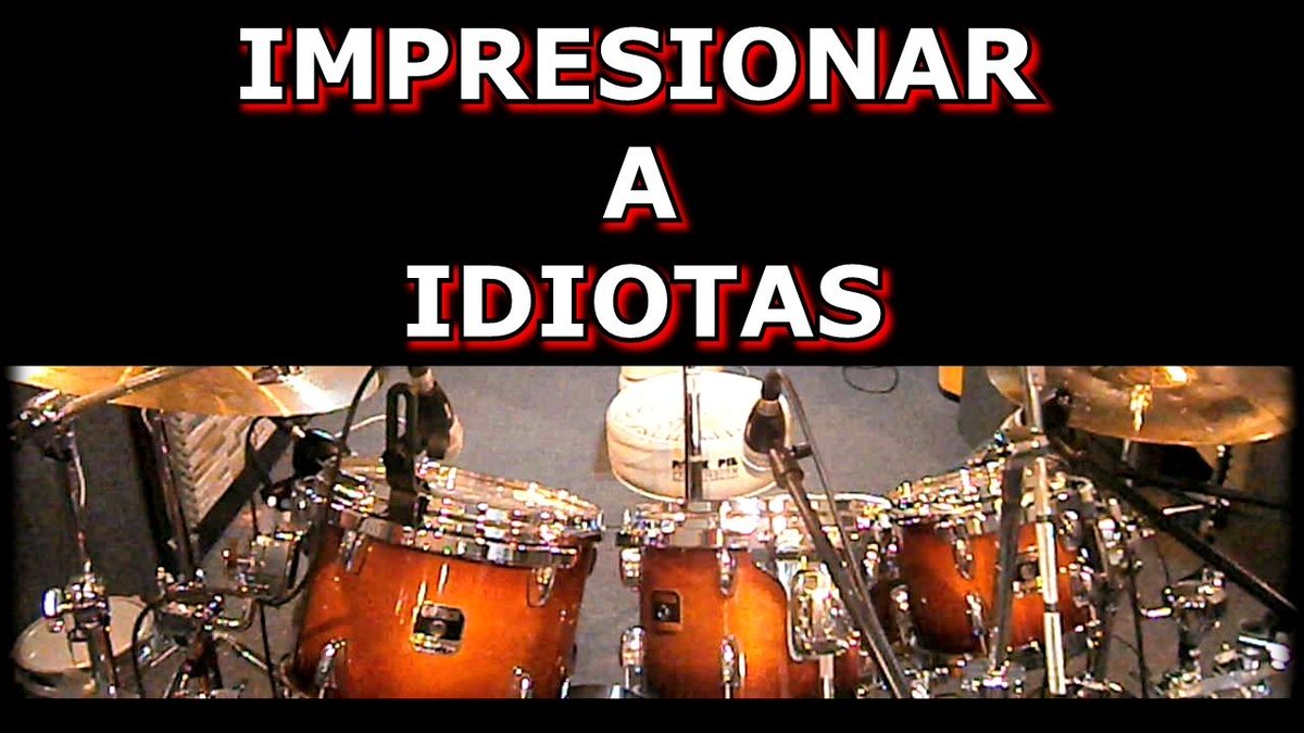 Bateristars's tweet photo. ¿Cómo impresionar con la batería a idiotas?
https://t.co/VrInFbXJ2x
#Impresionar #bateria #Idiotas #bateristars https://t.co/CsPwxulT2L