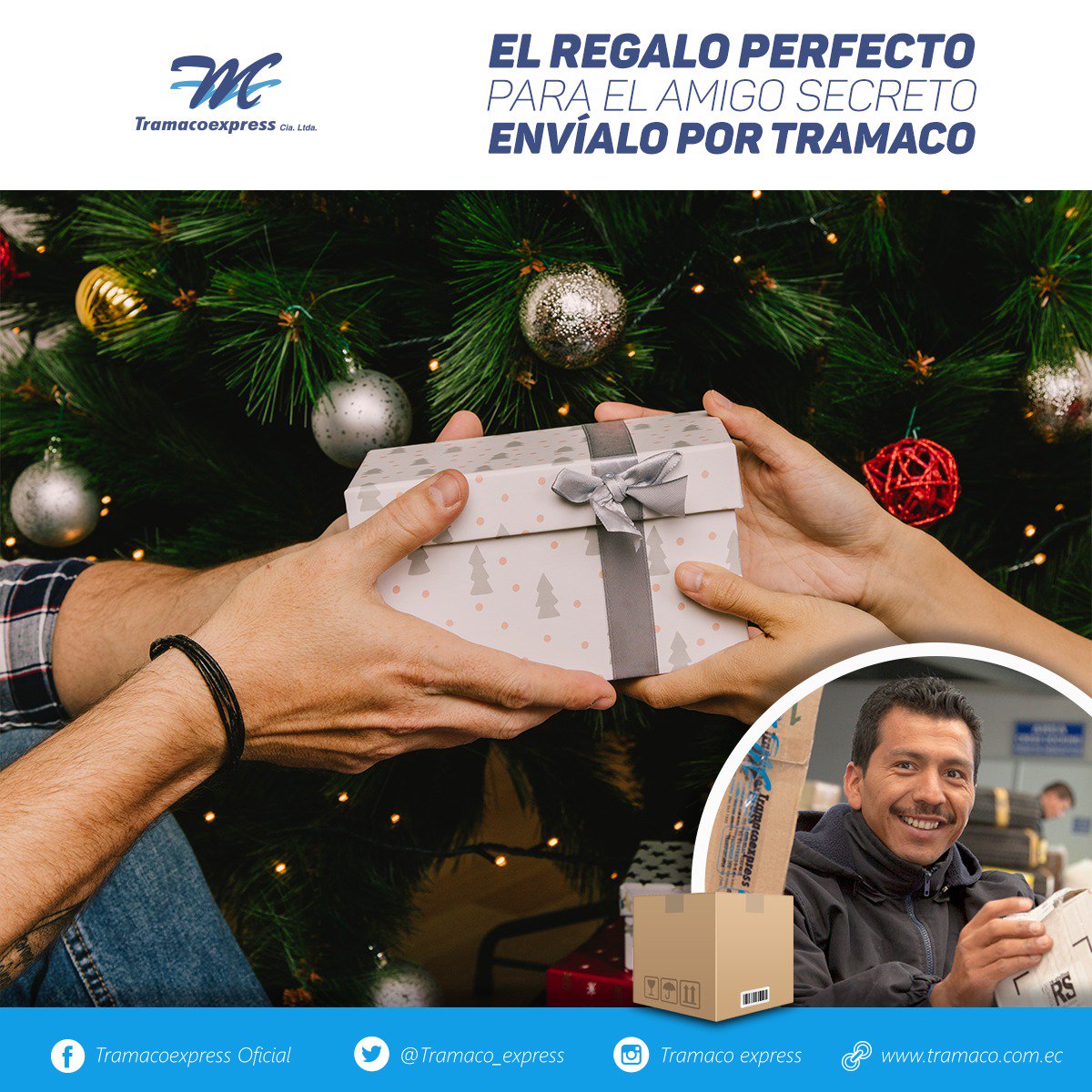 El objetivo del amigo secreto es regalar un detalle, algo que identifique al compañero o a la persona que te salió mediante un sorteo.
#Tramaco hace posible vivir la experiencia del amigo secreto.