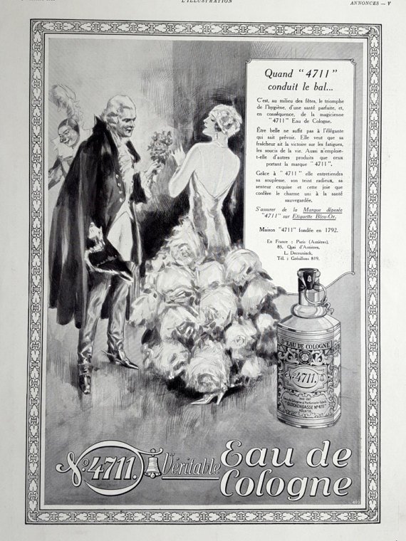 OldMagazin's tweet photo. Eau de Cologne 4711 https://t.co/uaXyj9jUUi via @EtsySocial #posterforframing #Etsymntt #EaudeCologne4711 #originalartprint https://t.co/Q95dNiC39Y
