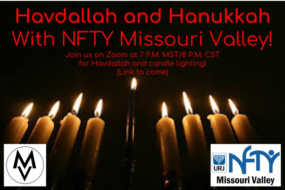 MoValley_RCVP's tweet photo. Join me on Zoom next Saturday night for Havdallah and Hanukkiah lighting! https://t.co/1Q4HKm3FoK