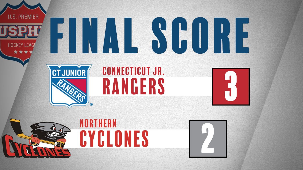 NCDC Hockey (@ncdchockey) on Twitter photo Rangers goaltender <a href="/conorobrien31/">Conor O'Brien</a> stops 43 shots for the win despite a two goal performance for Cyclone forward Jake McKennelly.
📊BOX SCORE → bit.ly/2nNhTao Rangers goaltender <a href="/conorobrien31/">Conor O'Brien</a> stops 43 shots for the win despite a two goal performance for Cyclone forward Jake McKennelly.
📊BOX SCORE → bit.ly/2nNhTao