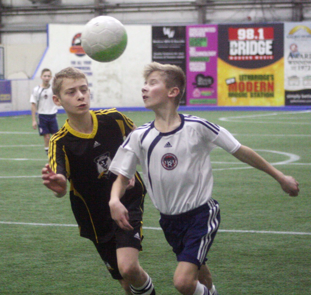 The <a href="/Lethbridge_FC/">LethbridgeFC</a> U12 Tier 2s take on <a href="/MHSAsoccer/">Medicine Hat Soccer</a> during the <a href="/LethSoccer/">Lethbridge Soccer</a> <a href="/TripleMHousing/">Triple M Housing</a> December Cup Dec 9 at Servus Sports Centre #yql #yqlsports