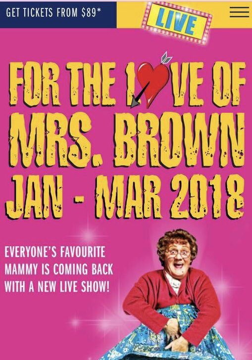 MrsBrownsBoys's tweet photo. Retweet &amp; like this post to win a pair of tickets to a venue of your choice in Australia, click on the link to purchase, you’ve been warned https://t.co/ojgBYE8DPg https://t.co/kHUeT6qAeN