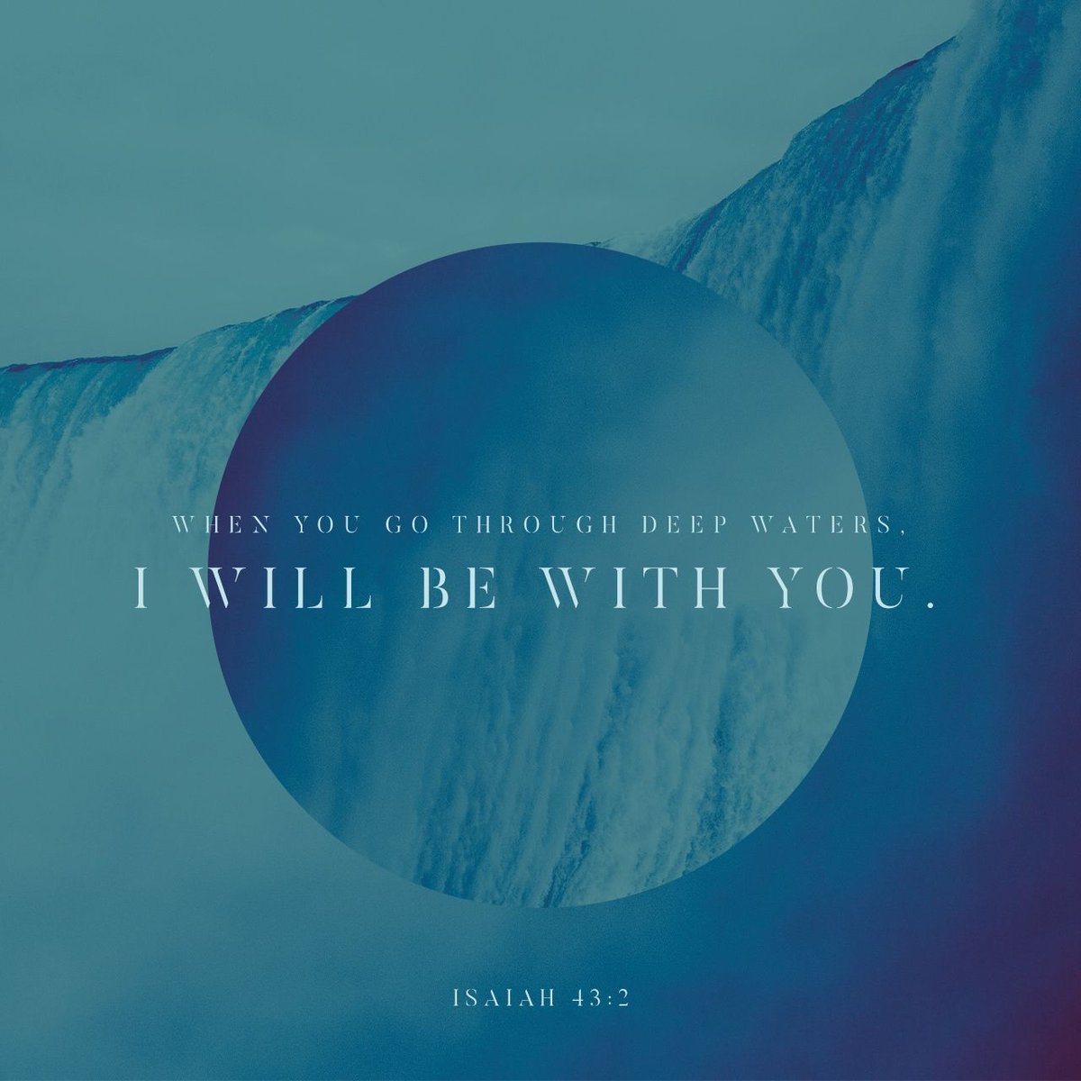 RevIsaiah's tweet photo. Isaiah's Insight-12/10:
No matter the depth or width of the terrain, God is there. #HeGotUsCovered. #43Isa2. https://t.co/gnvxDmjwOs