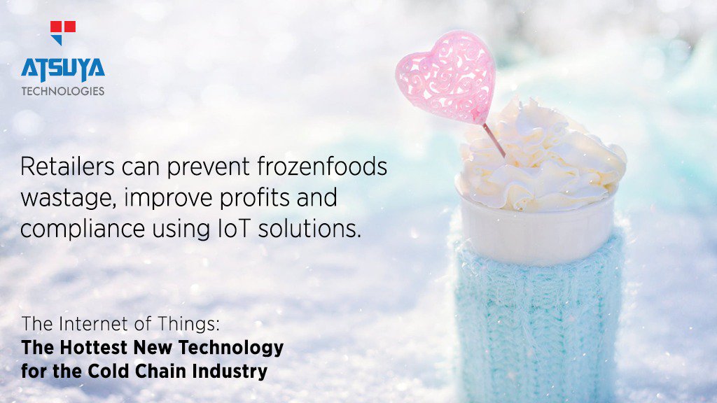 AtsuyaTech's tweet photo. Retailers can prevent #frozenfoods wastage, improve profits and compliance using IoT solutions. @Rahulganapathy @ColdChainShow #ICCS2017 https://t.co/eDVSlZYaZx
