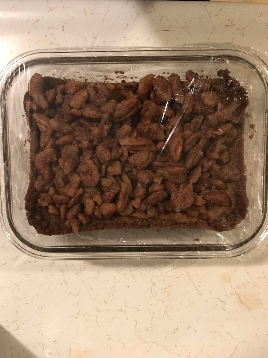 Guys. I baked this extra pie for Thanksgiving, and it has been missing ever since. Just now found it tonight stuffed under <a href="/cam_gregg/">Cam Gregg</a>'s car seat. So there's that.