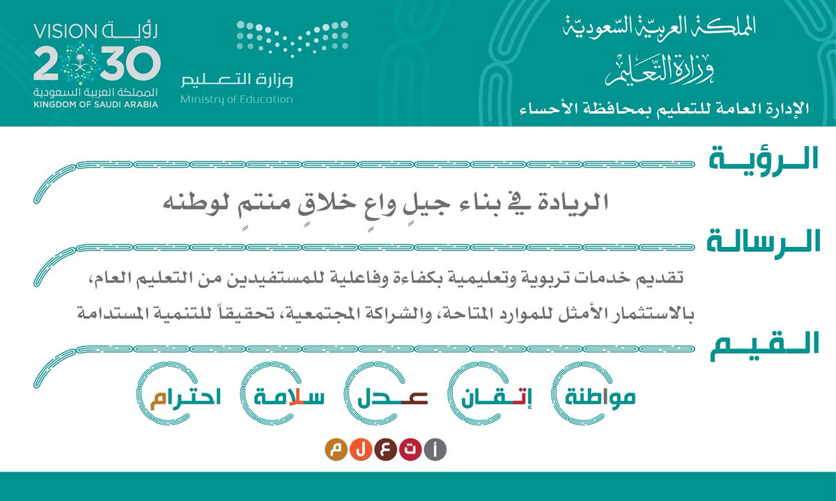 وظائف شاغرة بالإدارة العامة للتعليم بالأحساء