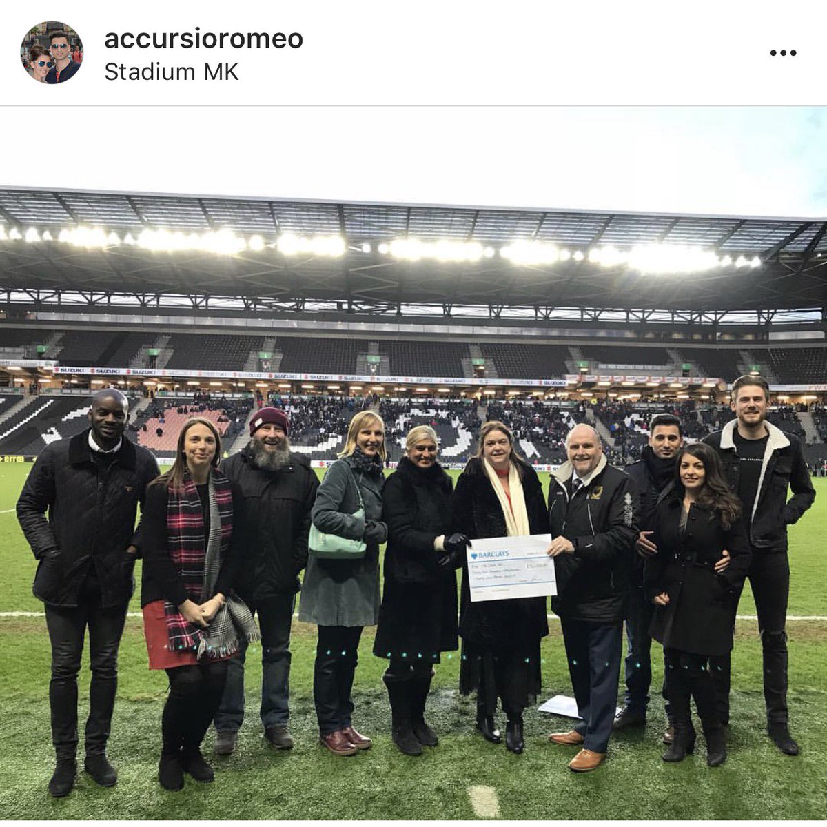 #repost from <a href="/accursioromeo/">Accursio Romeo</a> :
“This year my <a href="/CelebJustDance/">Celebrity JustDance</a> &amp; Romeo Dance Academy raised £34,040.89 for MK Dons SET😁A huge thank you to all those involved! The event has raised over £164,000 in the last 5 years.” #fundraising #mkdonsset #miltonkeynes #strictly  #ballroomandlatin