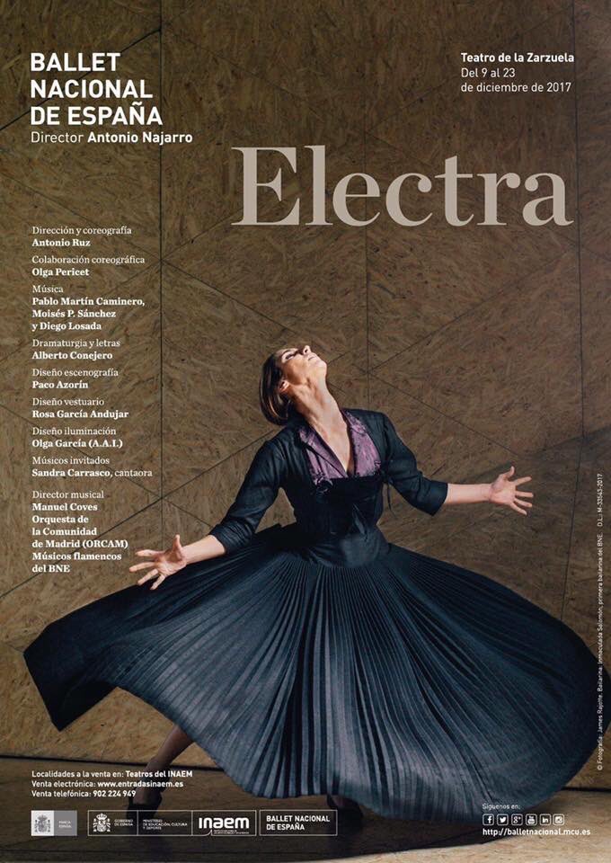 Gran éxito en el estreno del <a href="/balletnacional/">Ballet Nacional de España</a> y su espectáculo #ElectraBNE Podéis disfrutar de las representaciones hasta el día 23 de diciembre