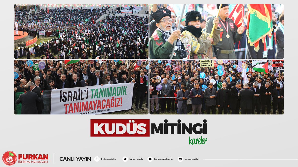 alparslankuytul's tweet photo. #FurkanVakfıKudüsMitingi
Canlı Yayın:https://t.co/DQOWSumscA
https://t.co/U0BtYQAMAM https://t.co/1k3HwgpfEv
