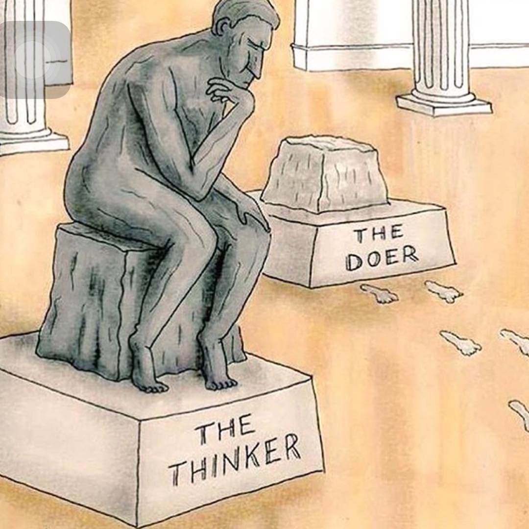 larrykim's tweet image. Are you a thinker or a doer? 🔥🤔