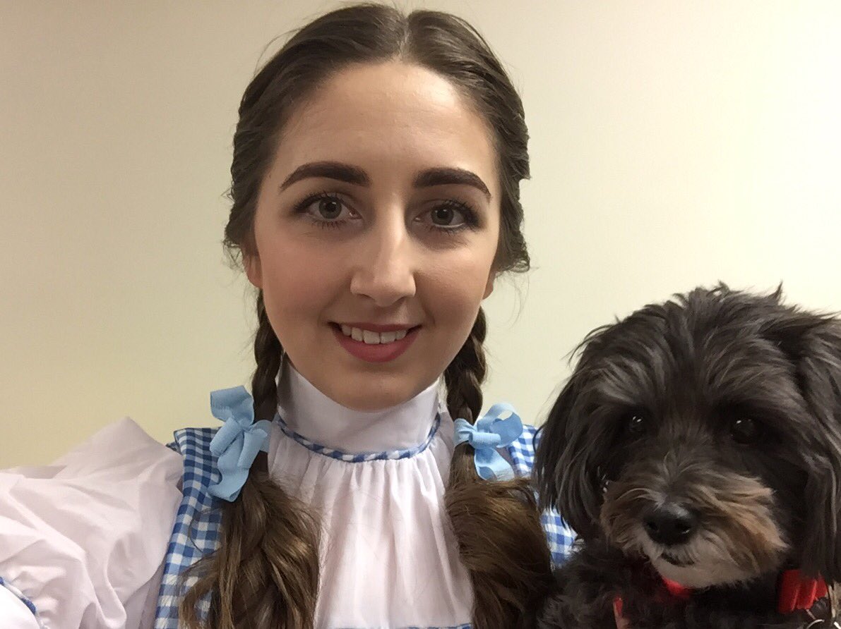 My dog as Toto ❤️ #puppylove #librarian #bookweek2017 #dressup #bookweekparade