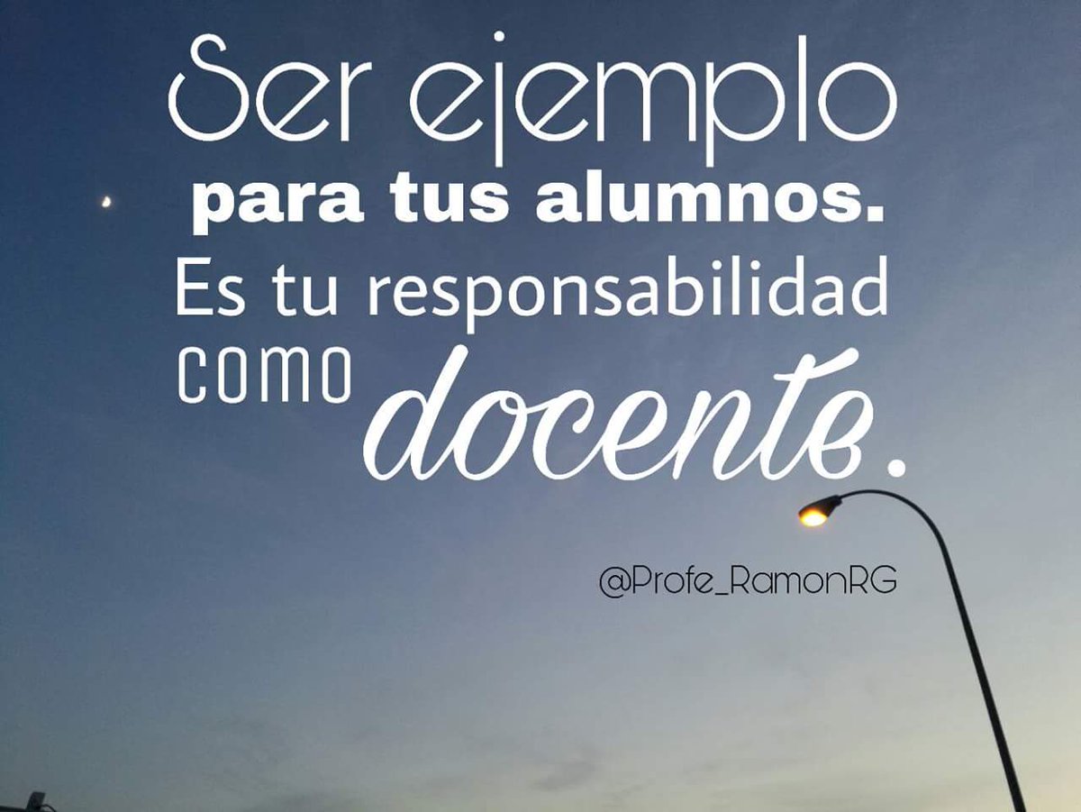 Profe_RamonRG's tweet photo. Encuentra ese método que les enganche, esa manera de enseñar que saque lo mejor de cada uno. Si lo vives con pasión, les apasionas. Ser docente es una gran responsabilidad. #soyMaestro https://t.co/XA2ed7kkms
