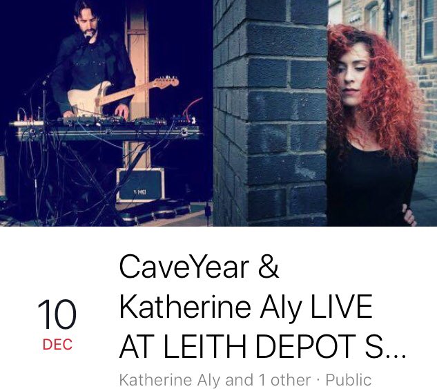 <a href="/leithdepot/">LEITH DEPOT</a> this evening’s line up facebook.com/events/1638875… #leith #live #music #edinburgh #alternative #electronic #acoustic #dreamy <a href="/caveyear/">CaveYear</a> #katherinealy