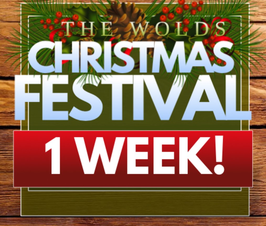 DriffieldShow's tweet photo. This time next week gates will be open for the Wolds Christmas Festival! We cannot wait to welcome you to the Showground for a day of Festive Fun! #WCF2017 https://t.co/tgr5d1kruz