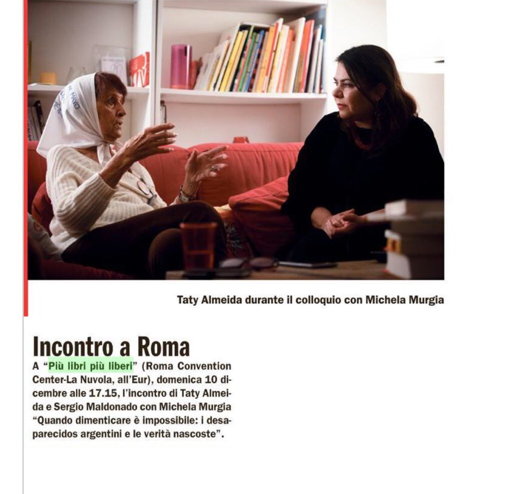 Bravissima <a href="/KelleddaMurgia/">Michela Murgia</a> con Taty Almeida oggi su <a href="/Espresso/">☕️</a> nline @piulibri17 <a href="/MarcoDamilan/">Marco Damilano</a>