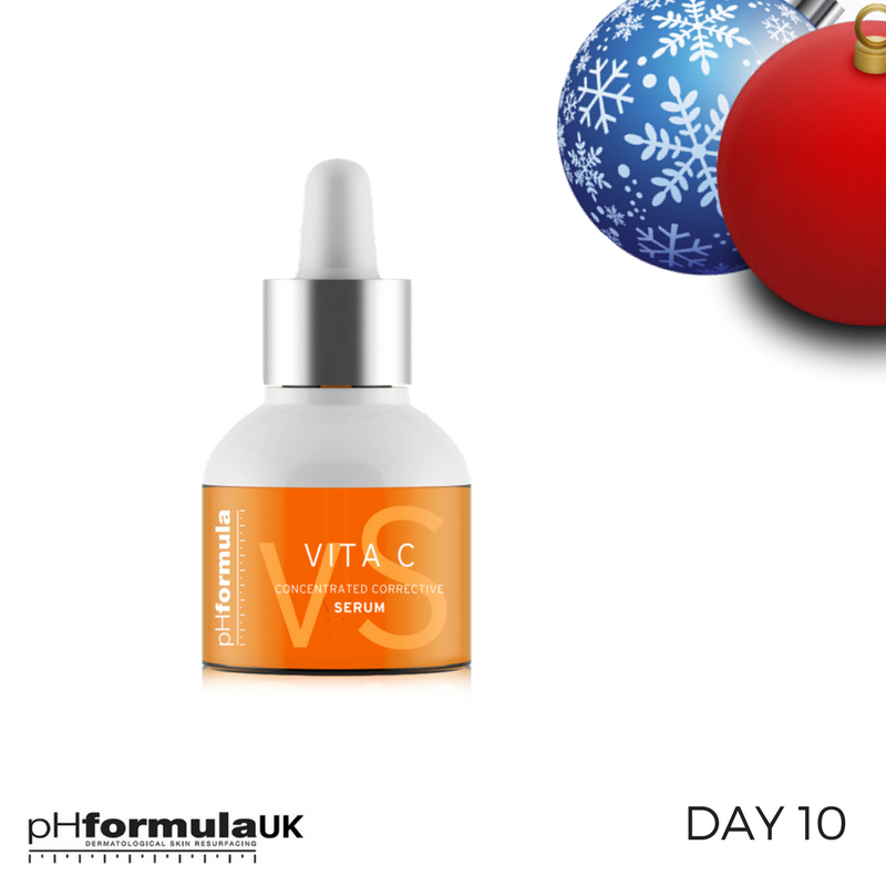 Serums are the ideal pampering partner for your skin this Sunday. Gain glowing &amp; healthy skin with our VITA C Serum &amp; HYDRA Serum. 

#pHChristmas #Countdown #Skincare