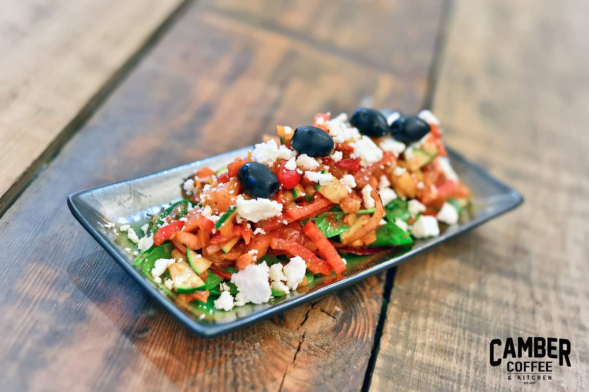 Have you see our Big Med Salad? Served with bread, olive oil, vinegar and V-feta, this is a great option for lunch 

#veganfood #healthylife