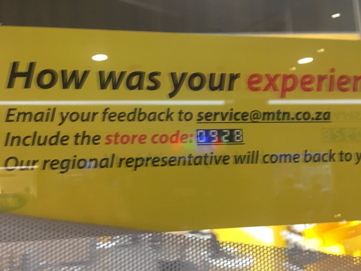 What absolute poor service. Not interested to help at all behind the desk for a due upgrade! <a href="/MTNza/">MTN South Africa</a> <a href="/corlibotha2/">Corli's Kitchen</a> #shocking