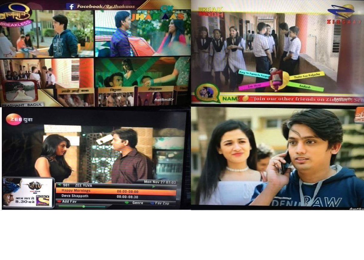 RangHePremache's tweet photo. Our 5 Super Hit Songs are available on the leading 4 marathi channels. Thank you so much Zee Yuva , 9 X Jhakaas , Sangeet Marathi and Zingaat for playing our songs.
रंग हे प्रेमाचे रंगीले... Colours of love💞
Movie Releasing on 15th Dec 2017
#RHPRFilm #coloursoflove #marathifilm https://t.co/7g3sUYXSbT
