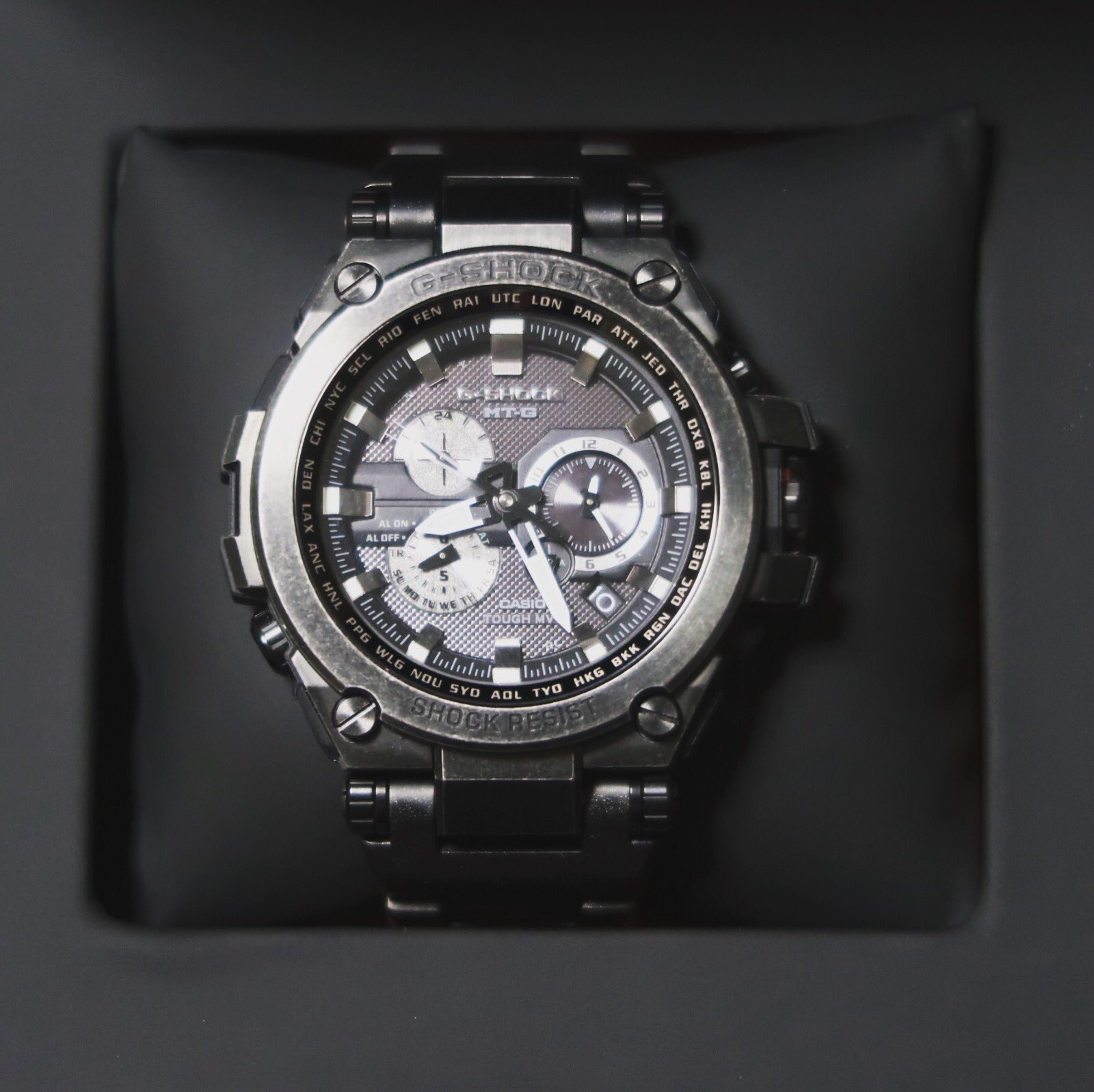 なかむー 久しぶりのg エイジド加工がお気に入り 生産終了になってたけど アウトレットで見つけ Gshock Gショック Casio カシオ Mtg エイジド加工 Ip処理 時計 ソーラー 電波時計 山形カシオ 御殿場アウトレット T Co Ijgzndgqlo