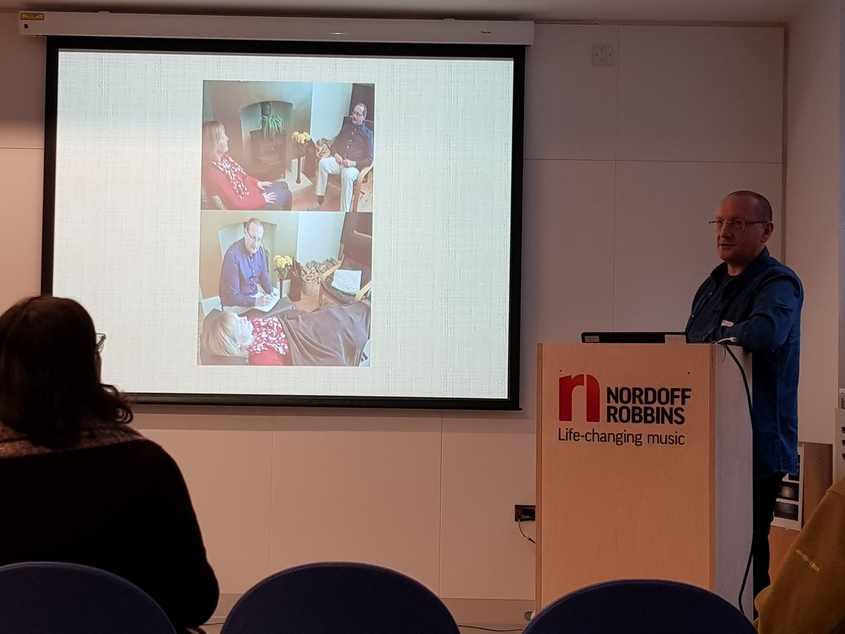 Squeaksthoughts's tweet photo. Music as co-therapist in the #GIM experience with Martin Lawes #NRResearch https://t.co/IWi8nlMhBs