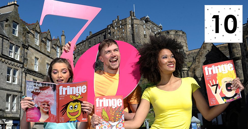 edfests's tweet photo. #EdFestsAdventCalendar reaches day 10 - and today it's a look back to the launch of another 70th anniversary programme, this time from @edfringe! And what a programme - with 3400 shows and 53,000 performances there was LOADS to look forward to! https://t.co/FFVYCXgZce https://t.co/qHwbEufGHC