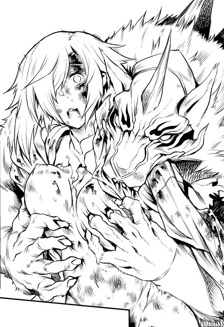 ※ゴア・流血注意
今日の進捗。ガブッといただきまーす。 