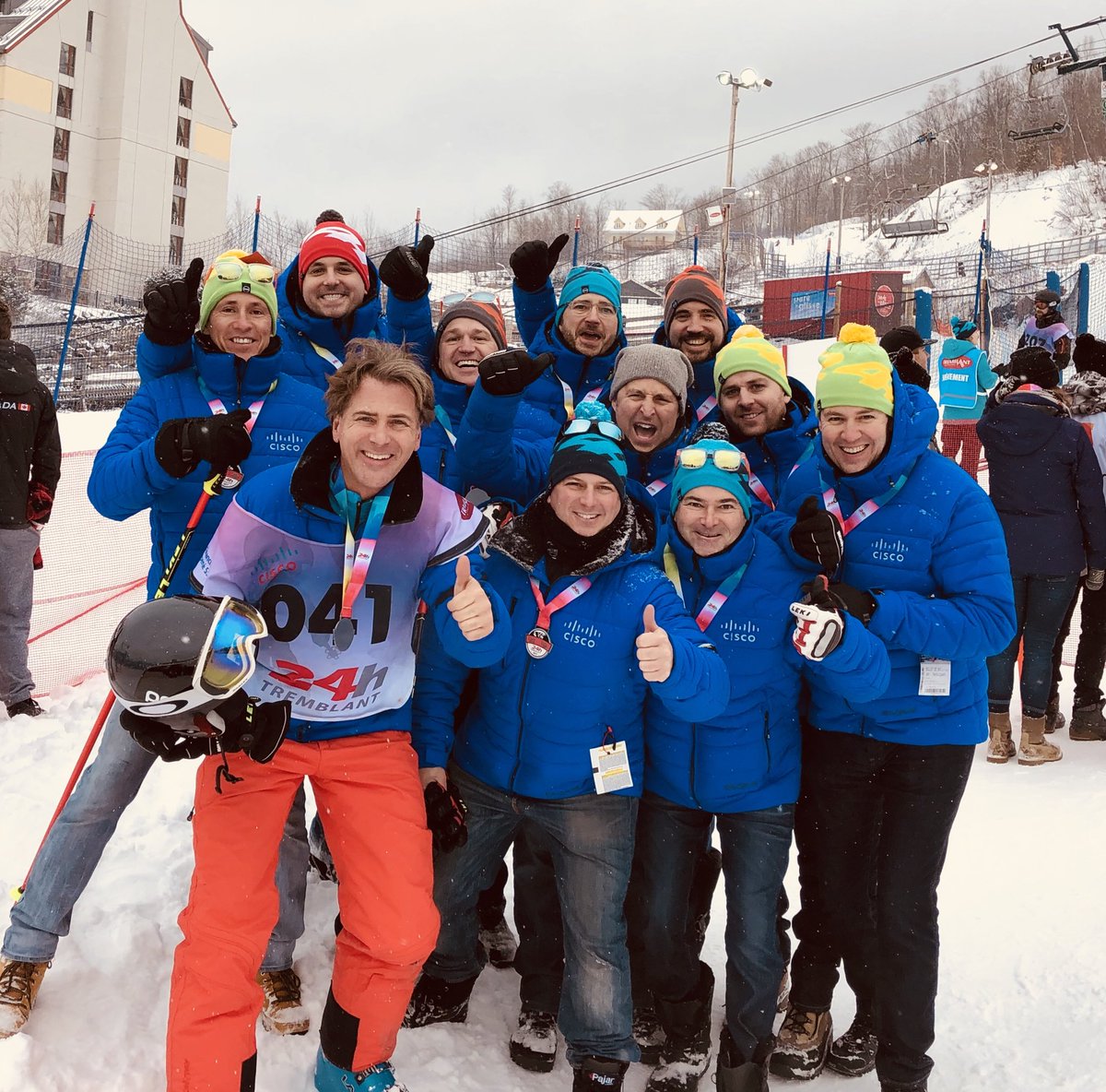 24hFullSpeed's tweet image. It’s a wrap for Team Cisco 2017 @24hTremblant Thank you for all the donations! Incredible achievement! See you next year!!!