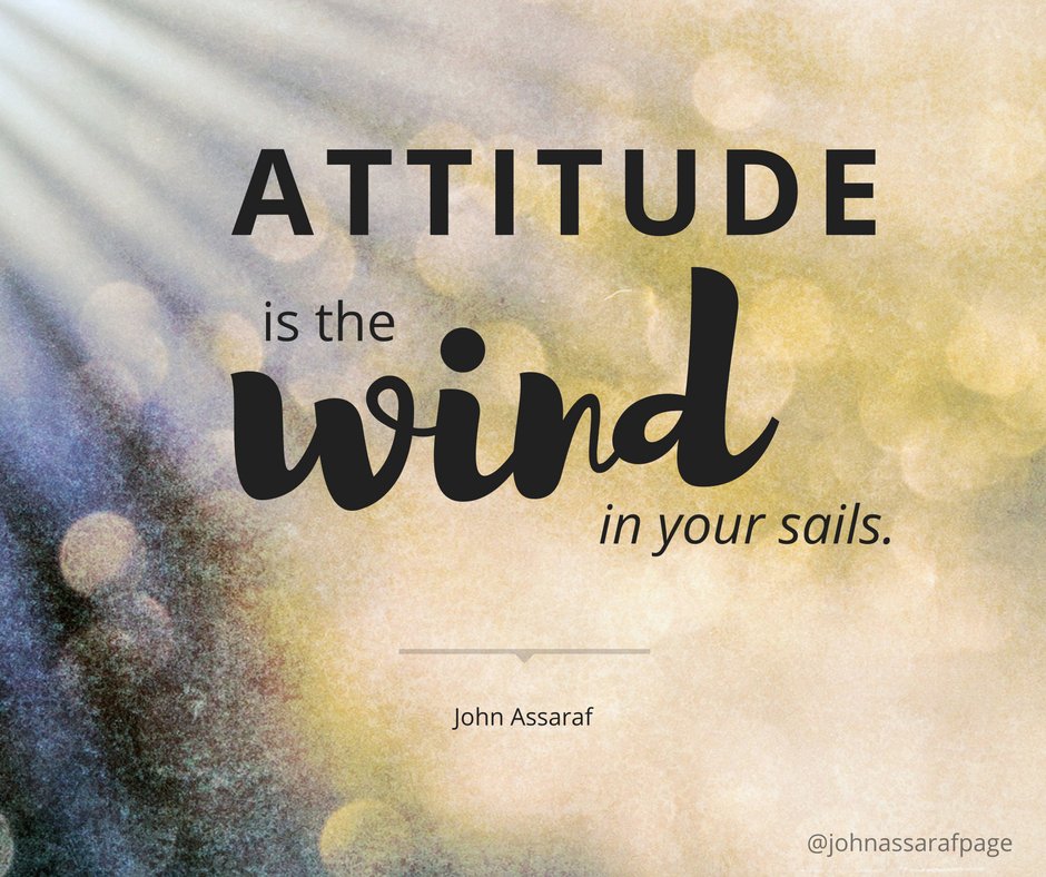 You are blessed with the ability to wake up each day and decide your #attitude. It’s your choice each and every time.