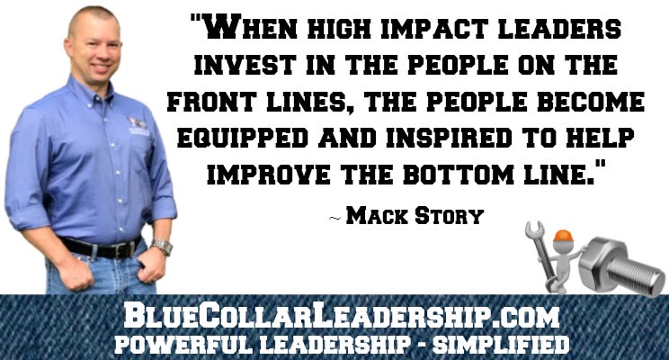 MackStory's tweet photo. How do you grow your business? You grow and develop your people. How do you grow and develop your people? You grow and develop their leaders. #BlueCollar #leadership #SupervsisorTraining #MFG #BlueCollarTraining #SHRM #ATD #WorkforceDevelopment https://t.co/koOEYcRuJA