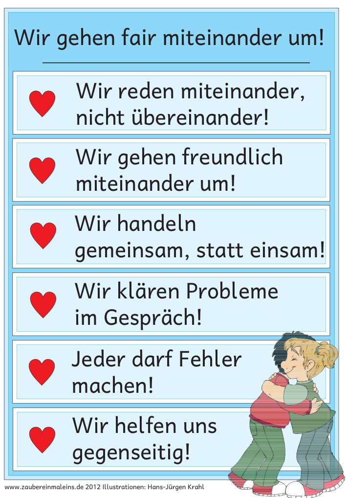 LeAuLei's tweet image. „Wir gehen fair miteinander um!“

Eigentlich zur Nutzung im Klassenraum gedacht, aber vielleicht sollten sich auch manche Erwachsene wieder bewusst werden, was das bedeutet.

Teilen mehr als erwünscht.
Aus Gründen.

(Quelle: Zaubereinmaleins.de)