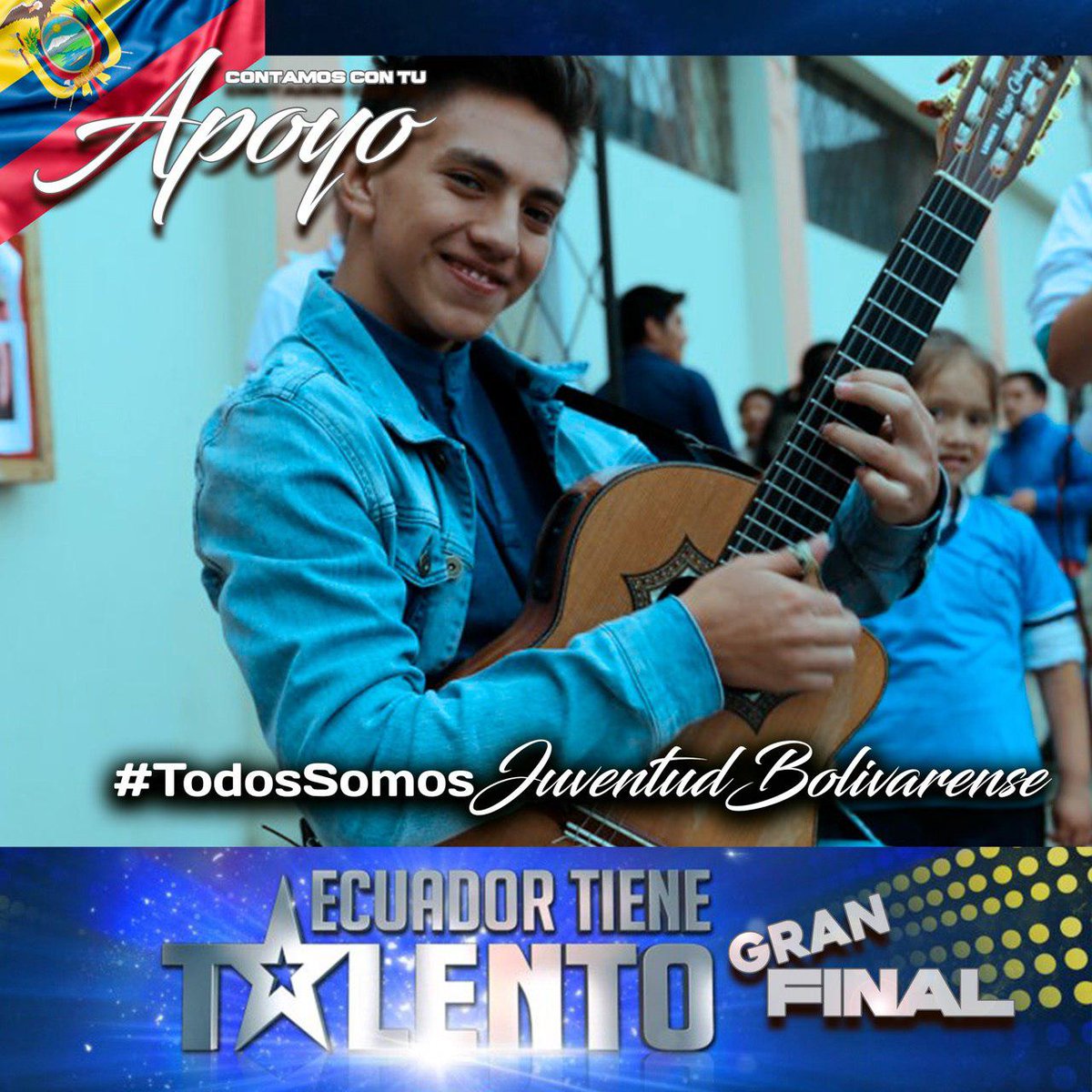 RevolucionSip's tweet photo. No esperemos más tiempo sigamos votando por #JuventudBolivarense en la aplicación de Ecuador Tiene Talento #ETT6 https://t.co/H7Ux2Vpj1r