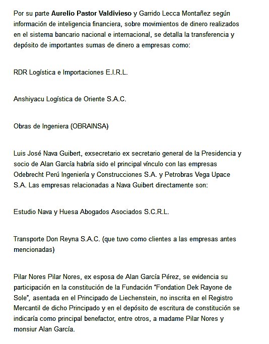 apterrones's tweet photo. #Macronorte Posibles #TestaferrosDeAlanGarcía de "Primer Nivel" según UIF detalla transferencia y depósito de importantes sumas de dinero a: #RDRLogísticaEImportacionesEIRL #AnshiyacuLogísticaDeOrienteSAC #ObraDeIngenieria (OBRAINSA) #AlanPrisiónPreventiva #PrisiónConyugal https://t.co/4EpDaoHHMV