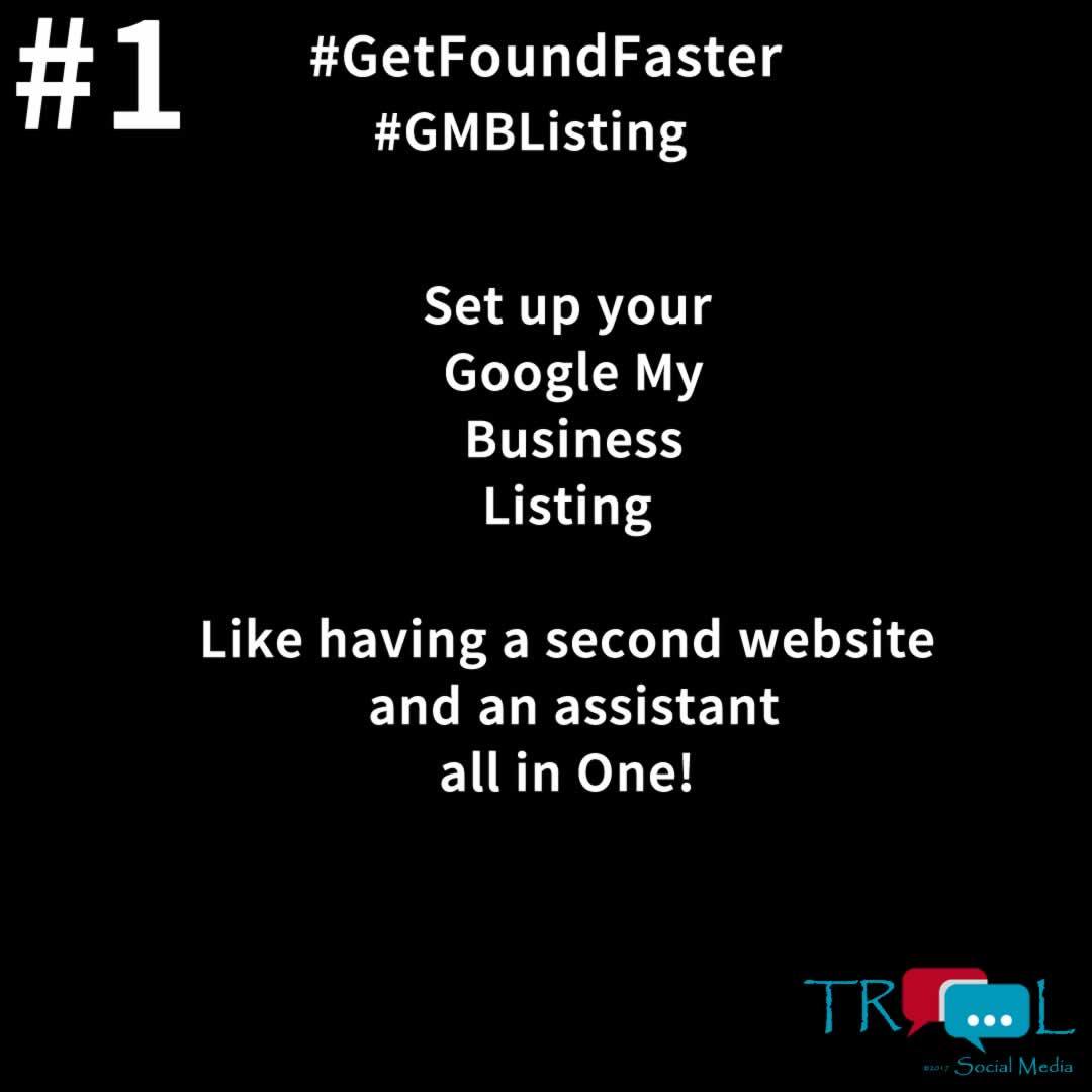 troolsocial's tweet photo. #1 Small Biz tweaks to #GetFoundFaster #USEGMBListing @AnneMcDevittPro https://t.co/Occ62tP3Le