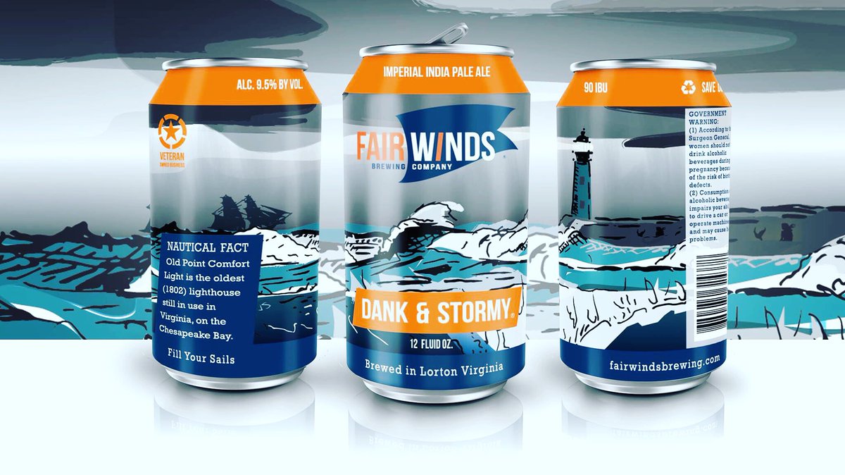 FairWindsBrew's tweet photo. The storm may have passed but there is still plenty of Dank in the taproom. Doors open at noon #getdank #vacraftbeer #veteranowned #dinklocal #drinklocalbeer https://t.co/Htis4cplF5