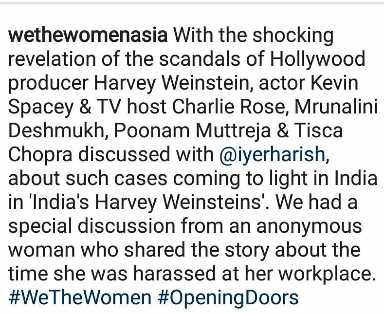 roshanishenazz's tweet photo. Kudos #WeTheWomen @BDUTT @shunalishroff for #OpeningDoors to such crucial topics #abuseatwork & many more๐ค
#GBV #HumanRightsDay #speakyourheart @_WomenSpeakers_ @SheThePeopleTV @elsamariedsilva @Mandy_Sanghera1 @UN_Women @UNinIndia @UN @pinthecreep @girlrising @womensweb https://t.co/tXCworujkk