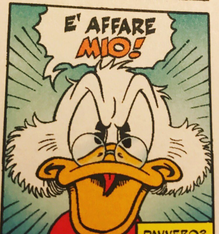 cosmopolinerd's tweet photo. Oggi, 70 fa, grazie alla fantasia del grande Carl Barks, nasceva #Scrooge McDuck, a.k.a. #Paperon de’Paperoni. https://t.co/khMV5OnPUw