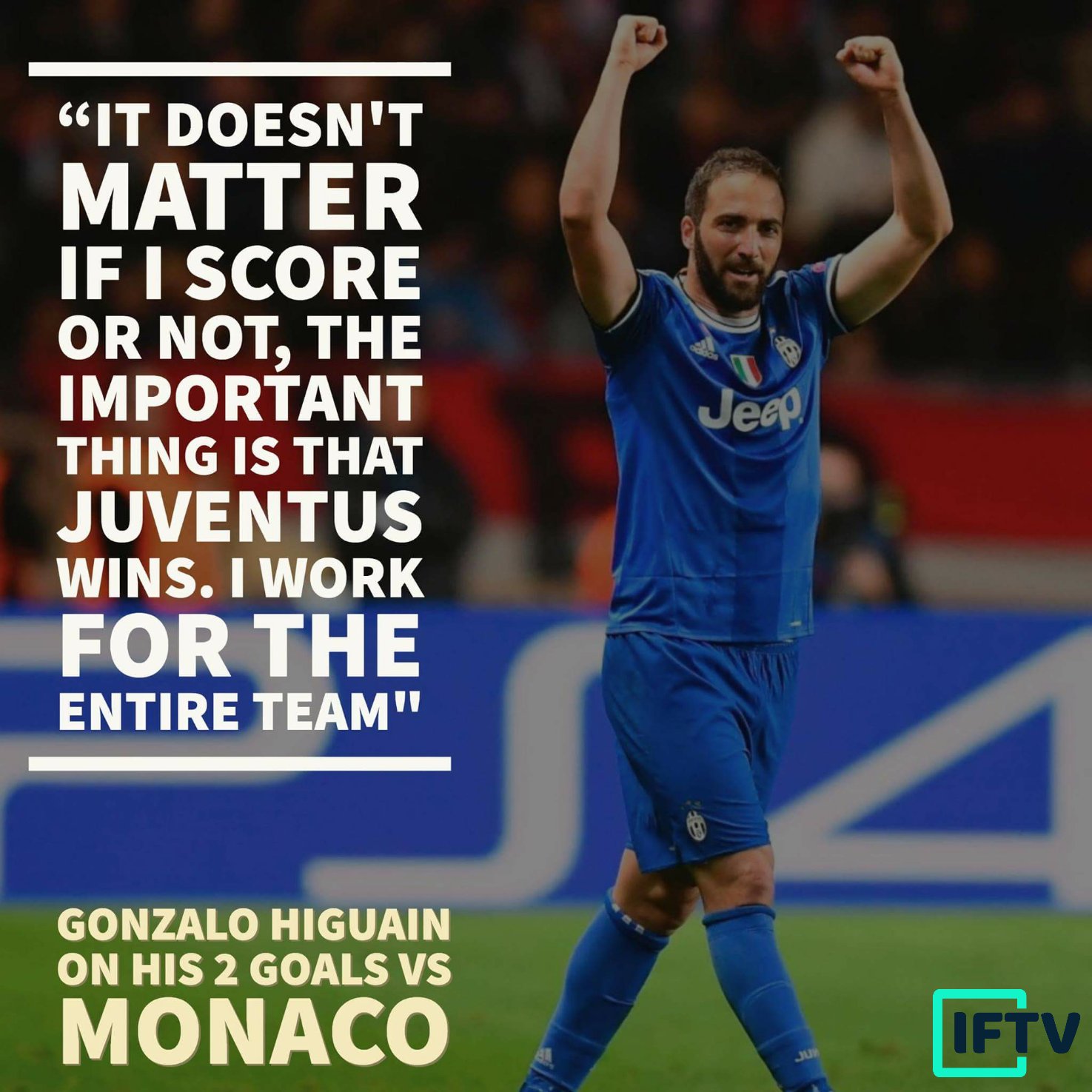 Happy birthday to Juventus striker Gonzalo Higuain, who turns 30 today.

Games: 77
Goals: 43 : 2 